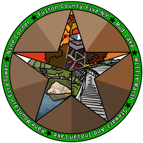 Fulton County 5 Hiking Challenge Patch
