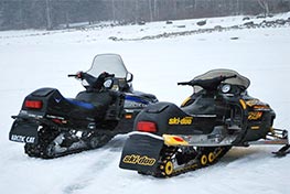 Snowmobiling