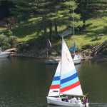 Sailboat in the water