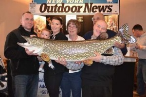 Dubuc Family with Northern Pike Replica