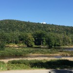 The view from Betty's River Road B&B with hints of orange and rust earlier this week.