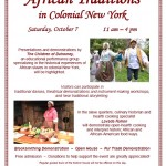 African Traditions in Colonial New York at Johnson Hall