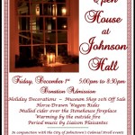 HOLIDAY OPEN HOUSE AT JOHNSON HALL STATE HISTORIC SITE