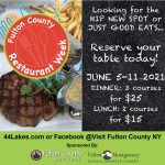 Fulton County 2021 Restaurant Week! Save the Date!